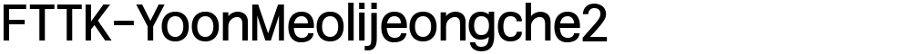 FTTK-YoonMeolijeongche2