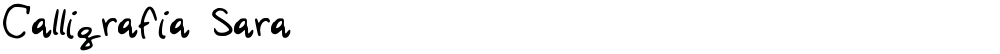 Calligrafia Sara