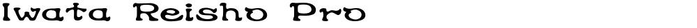 Iwata Reisho Pro