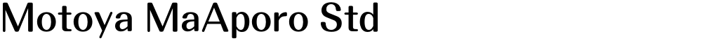 Motoya MaAporo Std