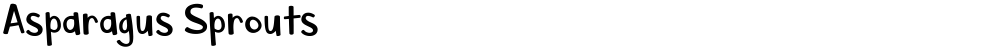 Asparagus Sprouts