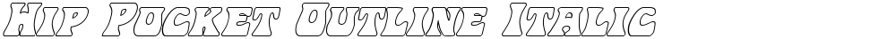 Hip Pocket Outline Italic