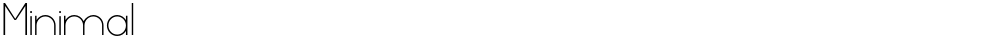 Minimal
