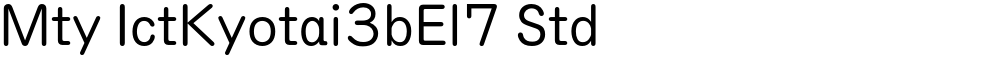 Mty IctKyotai3bEl7 Std