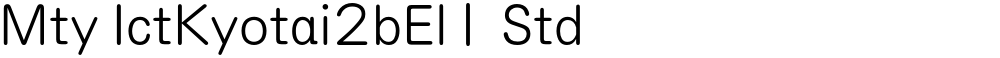 Mty IctKyotai2bEl1 Std