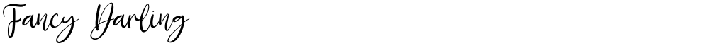 Fancy Darling