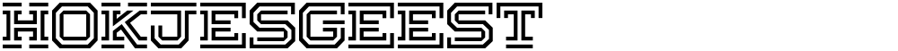 Hokjesgeest