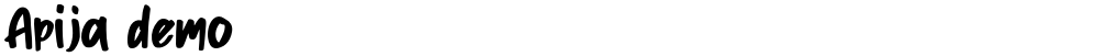 Apija demo