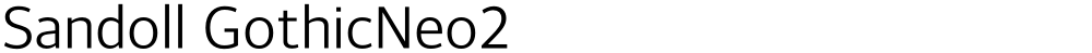 Sandoll GothicNeo2