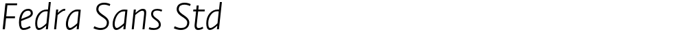 Fedra Sans Std
