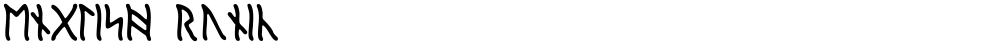 English Runic