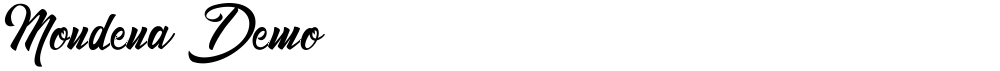 Mondena Demo