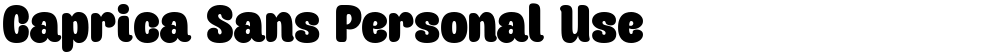 Caprica Sans Personal Use