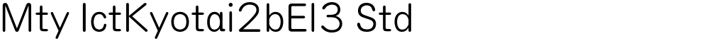 Mty IctKyotai2bEl3 Std