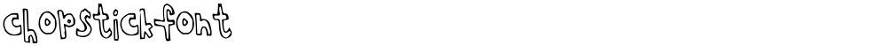 chopstickfont