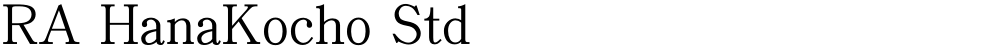 RA HanaKocho Std