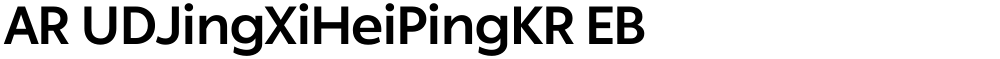 AR UDJingXiHeiPingKR EB