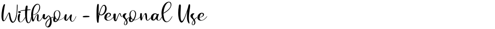 Withyou - Personal Use