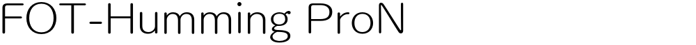 FOT-Humming ProN