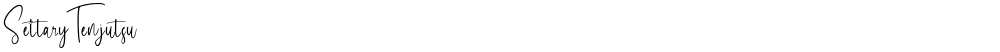 Settary Tenjutsu