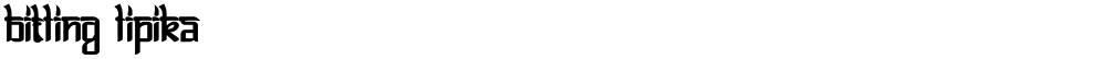 Bitling lipika