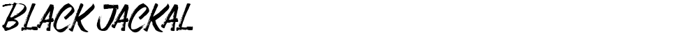Black Jackal