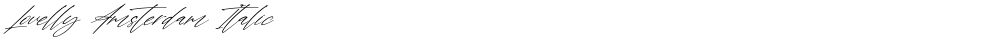 Lovelly Amsterdam Italic