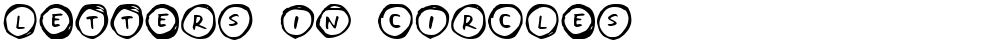 Letters in Circles