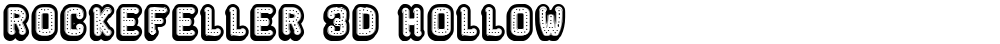 Rockefeller 3D Hollow