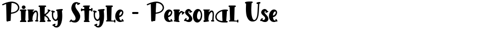 Pinky Style - Personal Use