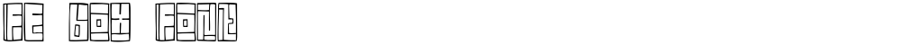 FE Box Font