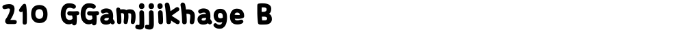 210 GGamjjikhage B