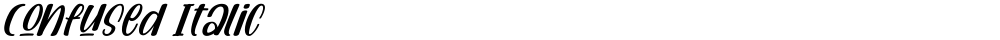 Confused Italic