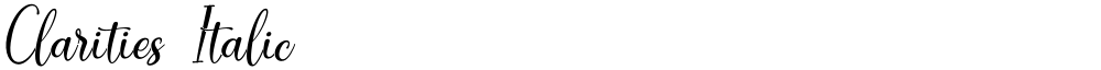 Clarities Italic