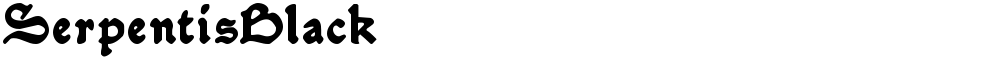 SerpentisBlack
