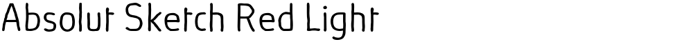 Absolut Sketch Red Light