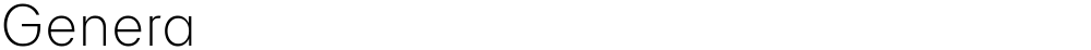 Genera