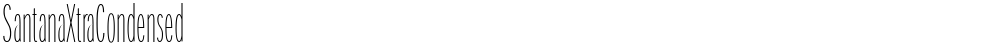 SantanaXtraCondensed