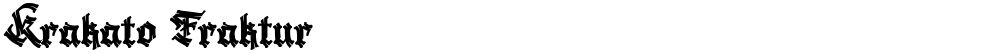 Krakato Fraktur