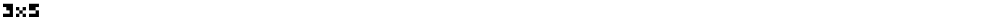 3x5