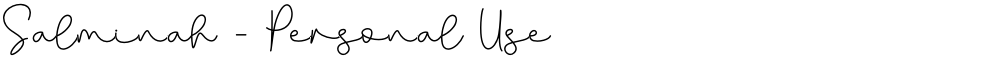 Salminah - Personal Use