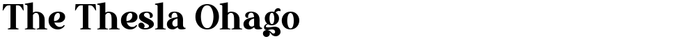 The Thesla Ohago