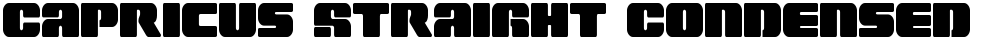 Capricus Straight Condensed