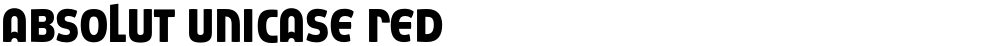 Absolut Unicase Red