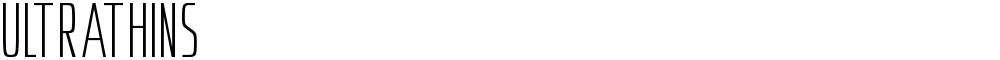 Ultrathins