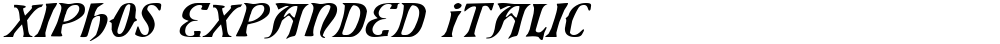 Xiphos Expanded Italic
