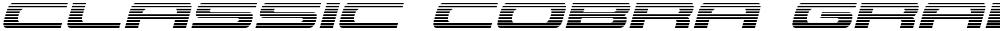 Classic Cobra Gradient Italic