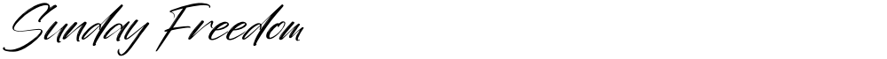 Sunday Freedom