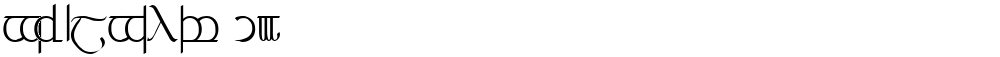 Tengwar 03