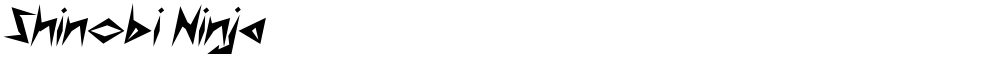 Shinobi Ninja